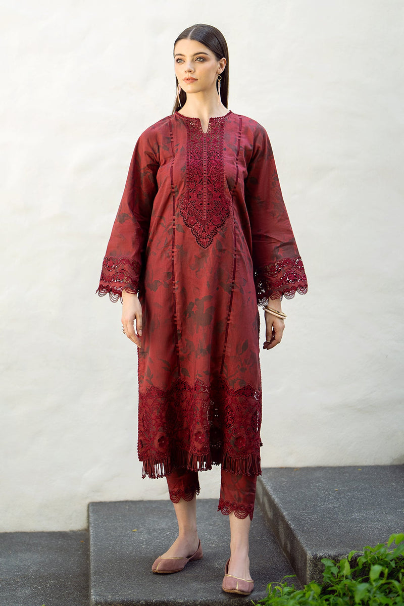 Baroque | Lawn Collection 24 | UF-545 - House Of Anaya