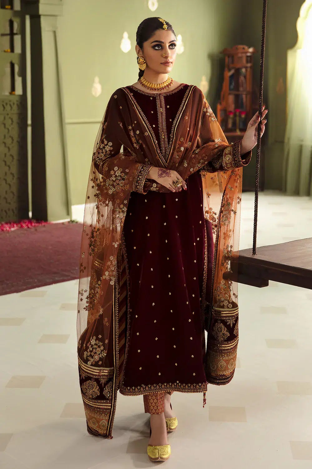 Baroque | Jahanara Luxury Velvet 23 | UF-466 - House Of Anaya