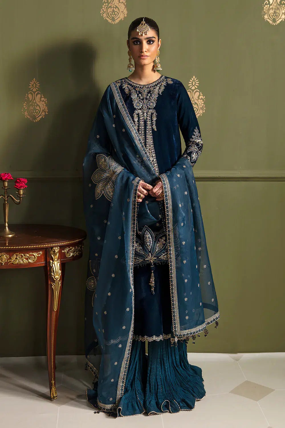 Baroque | Jahanara Luxury Velvet 23 | UF-467 - House Of Anaya