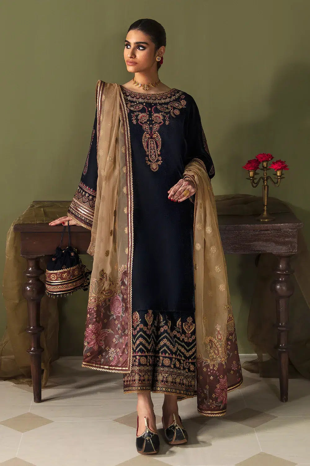Baroque | Jahanara Luxury Velvet 23 | UF-469 - House Of Anaya
