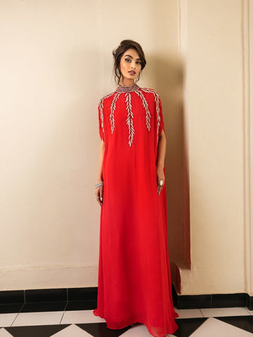 Caia | Mahiri Luxury Edit24 | VIVACIE (RED) - House of Zarish