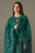 Cross Stitch | Chikankari Lawn 25 | VERDENT FLORA - House Of Anaya