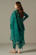 Cross Stitch | Chikankari Lawn 25 | VERDENT FLORA - House Of Anaya