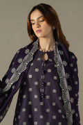 Cross Stitch | Chikankari Lawn 25 | INDIGO ROYAL - House Of Anaya