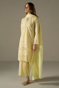 Cross Stitch | Chikankari Lawn 25 | LEMON ZEST - House Of Anaya