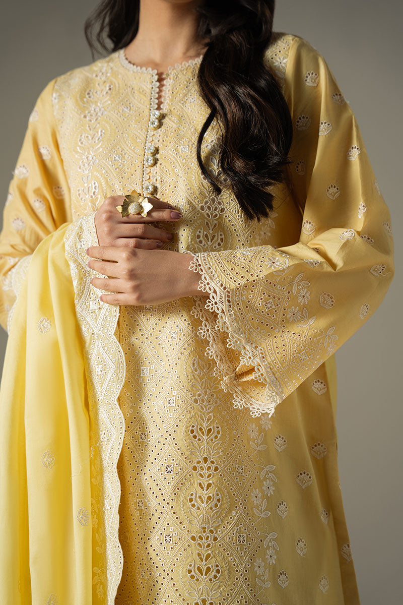 Cross Stitch | Chikankari Lawn 25 | ORCHID GEM - House Of Anaya