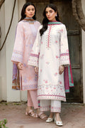 Farasha | Summer Weaves Embroidered Lawn | Coral Peach