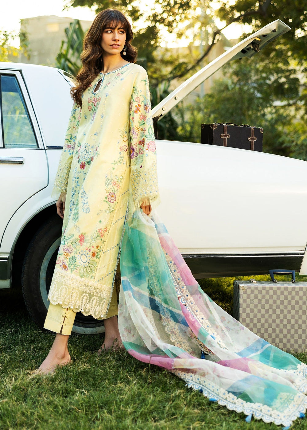 Sadaf Fawad Khan | Siraa Lawn 25 | MID SUMMER EVENING - B - House Of Anaya