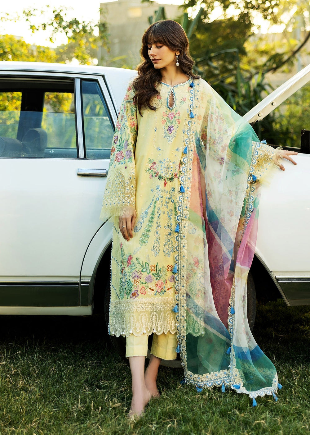 Sadaf Fawad Khan | Siraa Lawn 25 | MID SUMMER EVENING - B - House Of Anaya