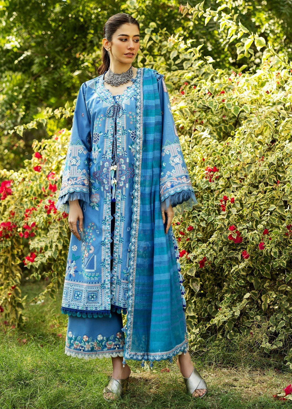 Sadaf Fawad Khan | Siraa Lawn 25 | WISTERIA - A - House Of Anaya