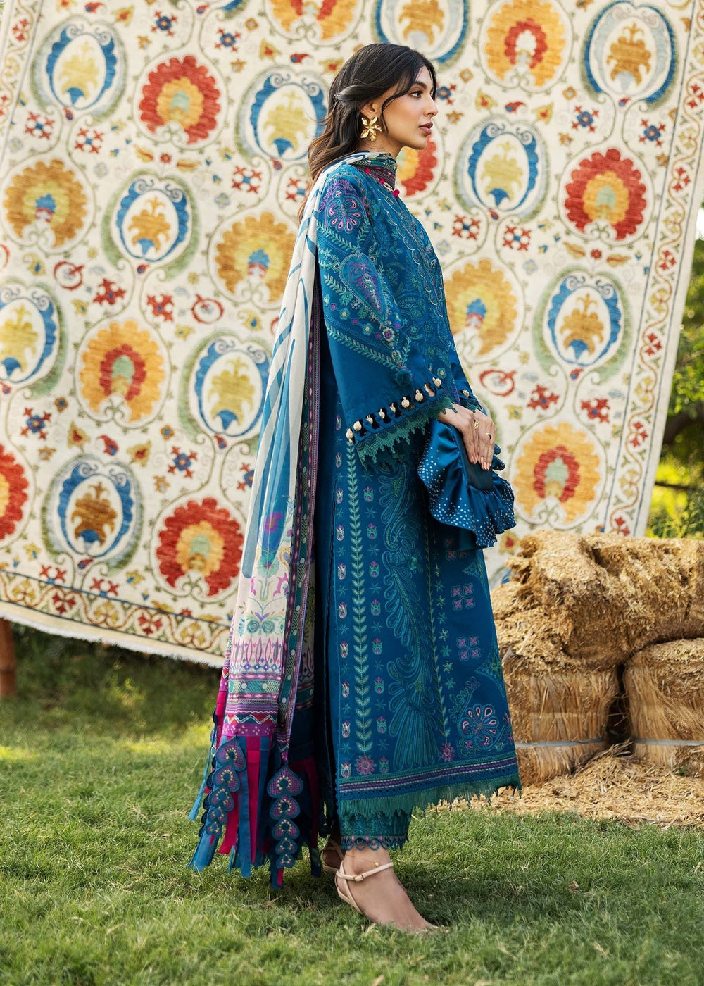 Sadaf Fawad Khan | Siraa Lawn 25 | LIANA - A - House Of Anaya