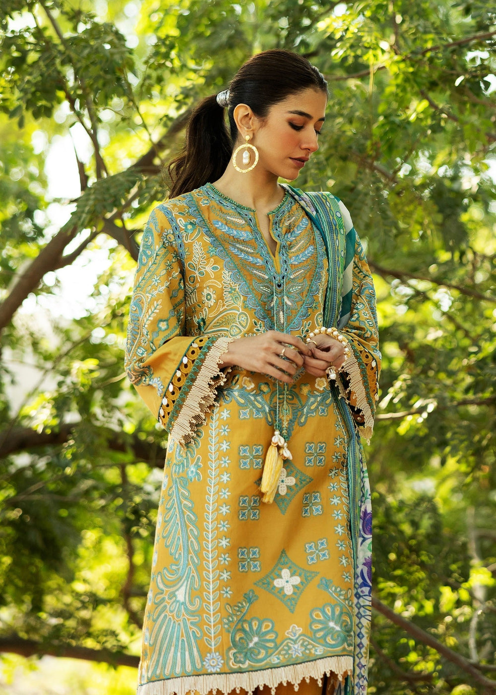 Sadaf Fawad Khan | Siraa Lawn 25 | LIANA - B - House Of Anaya