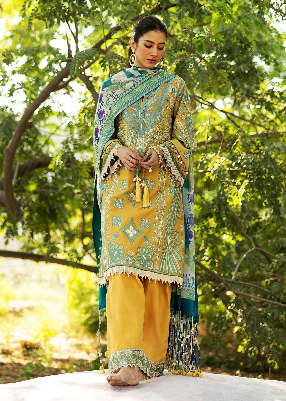 Sadaf Fawad Khan | Siraa Lawn 25 | LIANA - B - House Of Anaya
