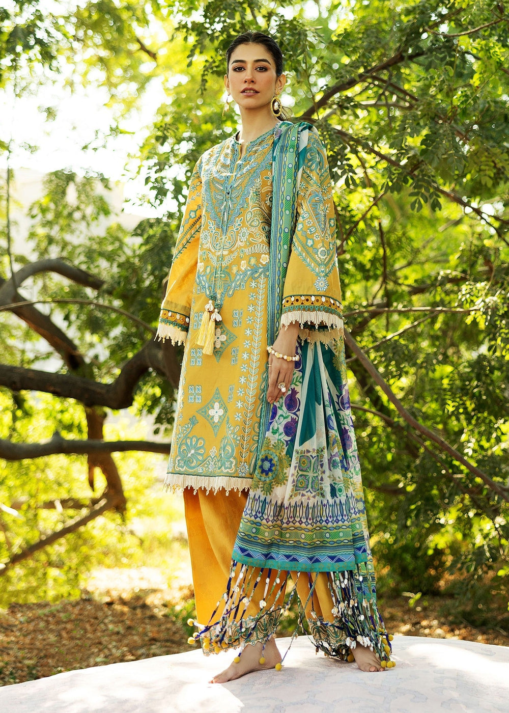 Sadaf Fawad Khan | Siraa Lawn 25 | LIANA - B - House Of Anaya