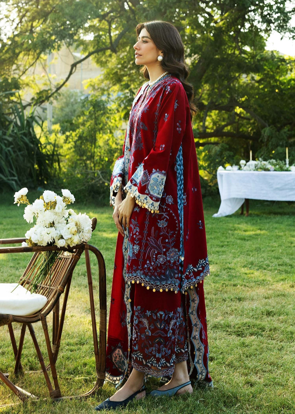 Sadaf Fawad Khan | Siraa Lawn 25 | KOI - A - House Of Anaya