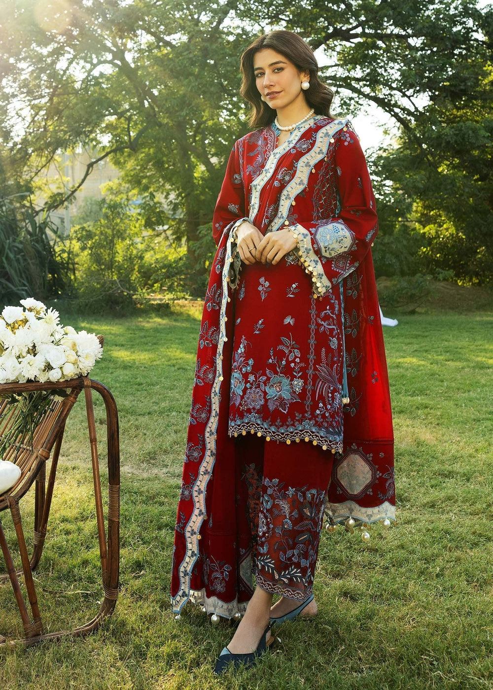 Sadaf Fawad Khan | Siraa Lawn 25 | KOI - A - House Of Anaya