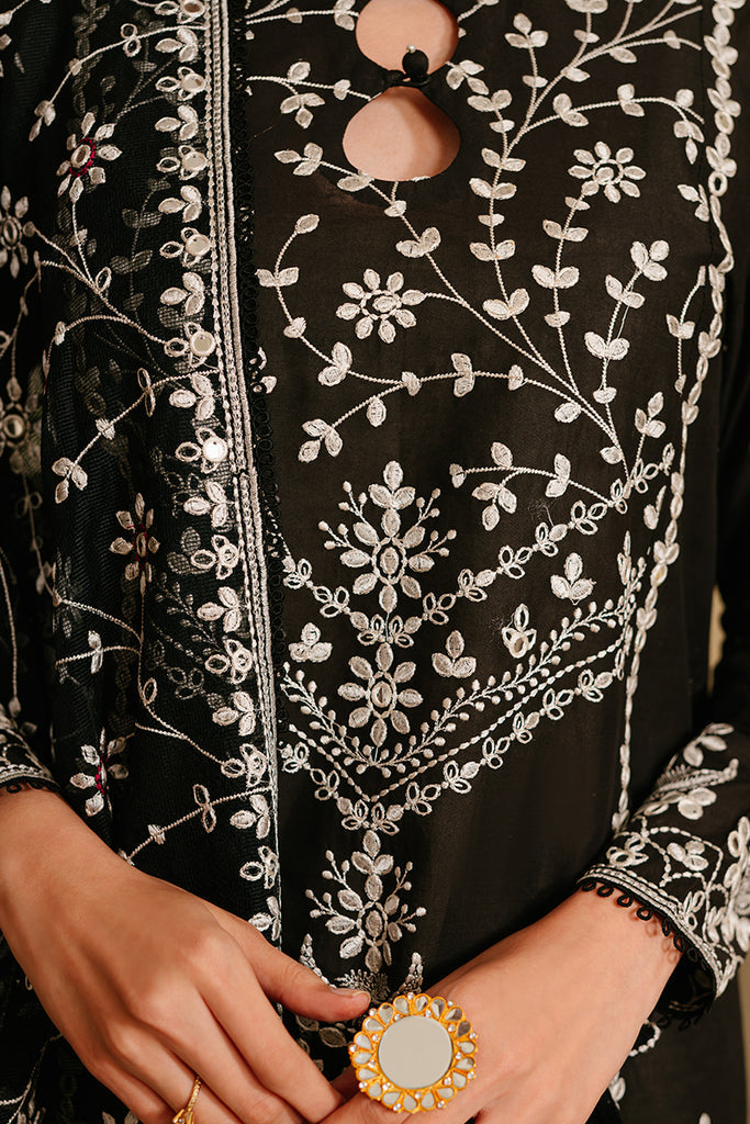 Cross Stitch | Eid Lawn 24 | NOIR ORNATE - House Of Anaya