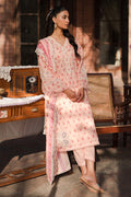 Cross Stitch | Eid Lawn 24 | PEACH GLAM - House Of Anaya