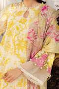 Cross Stitch | Eid Lawn 24 | IVORY GARLAND - House Of Anaya