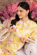 Cross Stitch | Eid Lawn 24 | IVORY GARLAND - House Of Anaya
