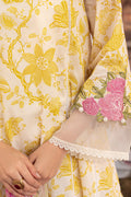 Cross Stitch | Eid Lawn 24 | IVORY GARLAND - House Of Anaya