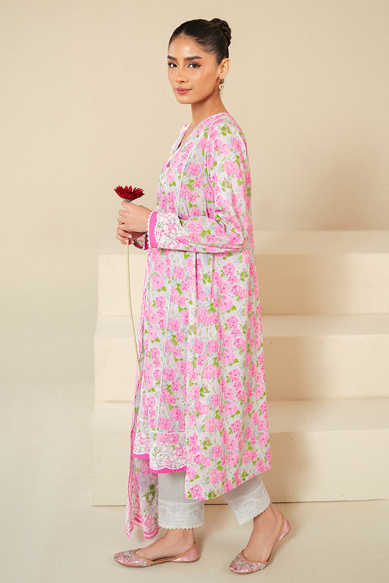 Cross Stitch | Daily Lawn 24 | FLORAL WIND-3 PIECE LAWN SUIT - House Of Anaya