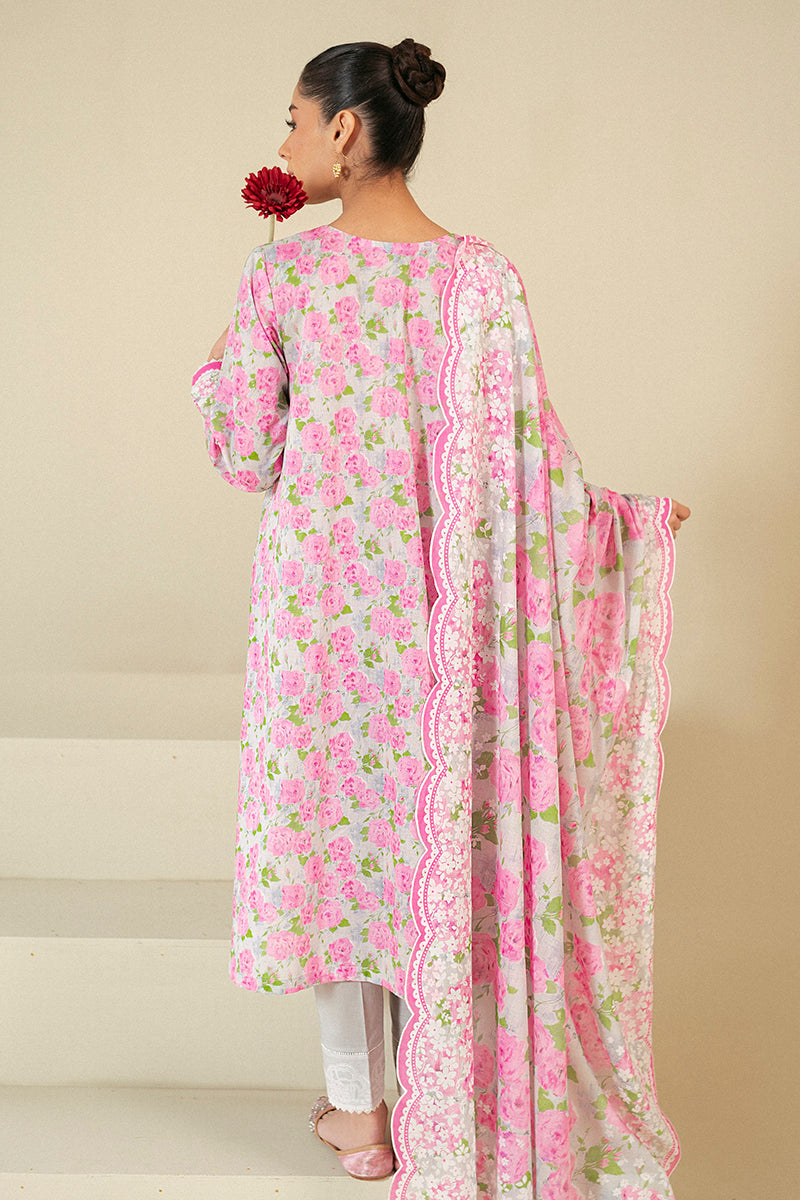 Cross Stitch | Daily Lawn 24 | FLORAL WIND-3 PIECE LAWN SUIT - House Of Anaya