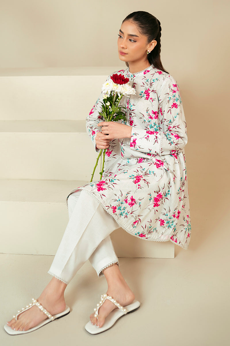 Cross Stitch | Daily Lawn 24 | FOGGY DEW-2 PIECE LAWN SUIT - House Of Anaya