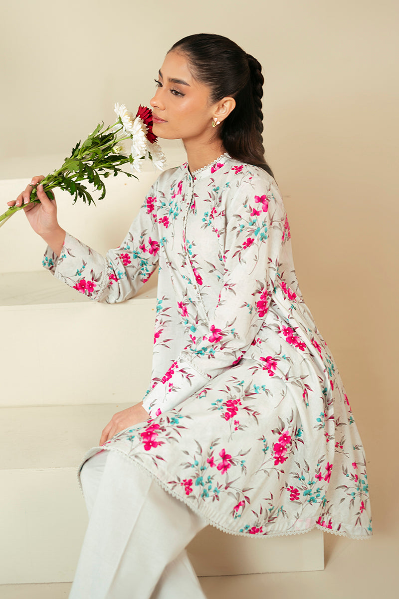 Cross Stitch | Daily Lawn 24 | FOGGY DEW-2 PIECE LAWN SUIT - House Of Anaya