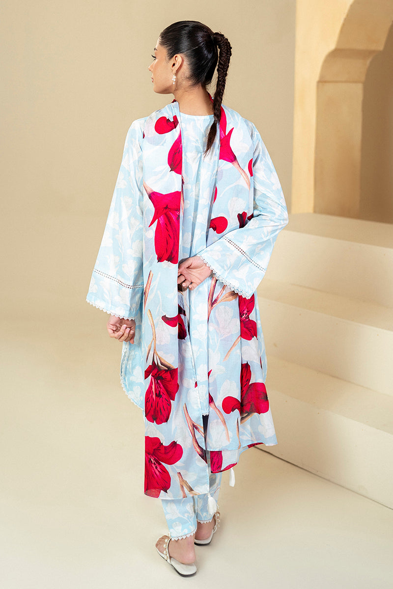 Cross Stitch | Daily Lawn 24 | TULIP GLAM-3 PIECE LAWN SUIT - House Of Anaya