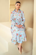Cross Stitch | Daily Lawn 24 | CHAMBRAY DREAM-2 PIECE LAWN SUIT - House Of Anaya