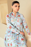 Cross Stitch | Daily Lawn 24 | CHAMBRAY DREAM-2 PIECE LAWN SUIT - House Of Anaya