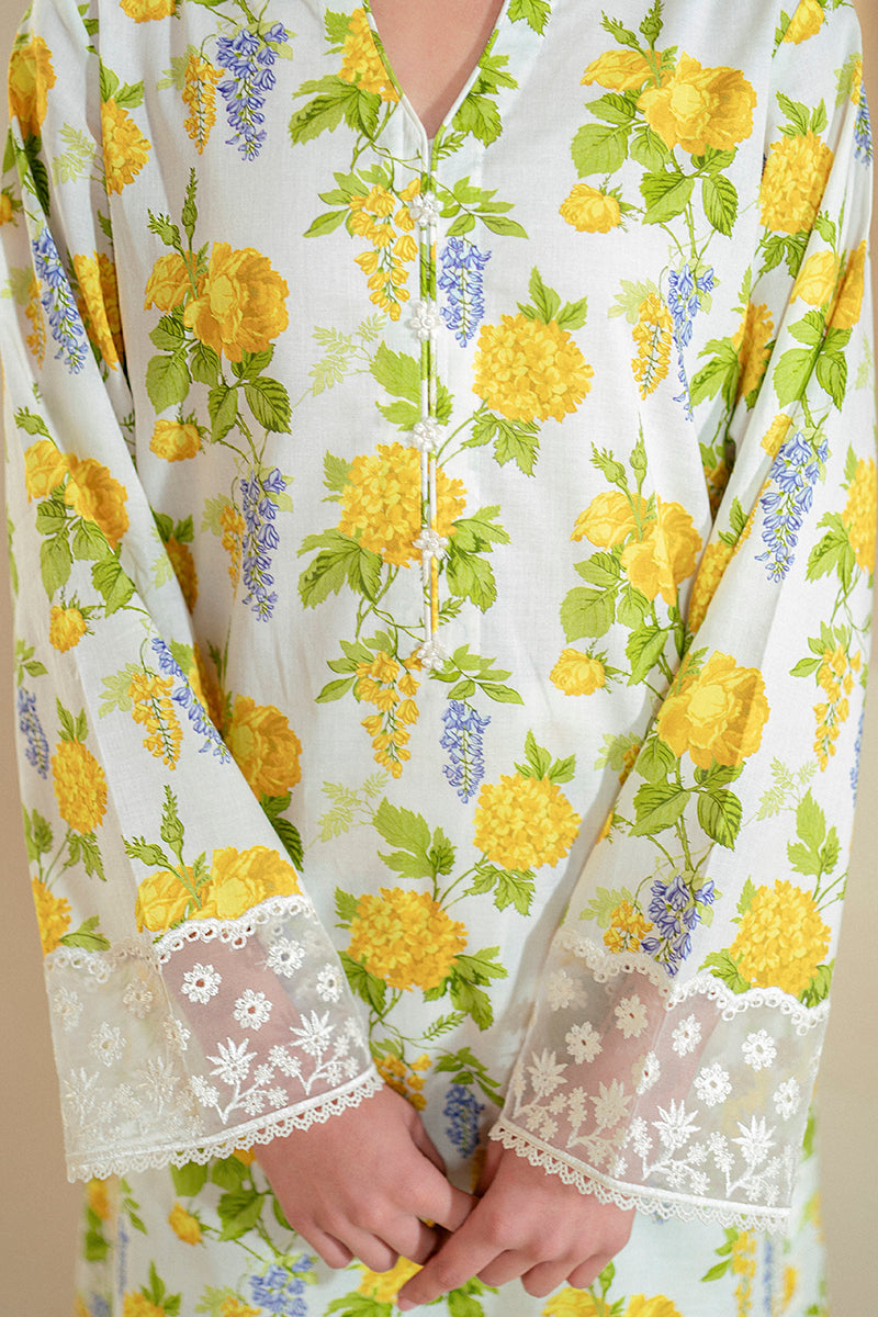 Cross Stitch | Daily Lawn 24 | SOFT HYDRANGEA-2 PIECE LAWN SUIT - House Of Anaya