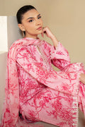 Cross Stitch | Daily Lawn 24 | SHADED PINK-3 PIECE LAWN SUIT - House Of Anaya