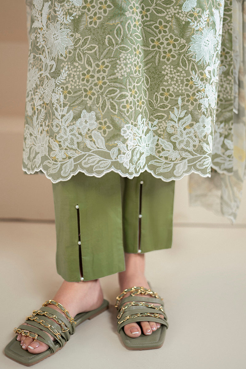 Cross Stitch | Daily Lawn 24 | SAGE BREEZE-3 PIECE LAWN SUIT - House Of Anaya
