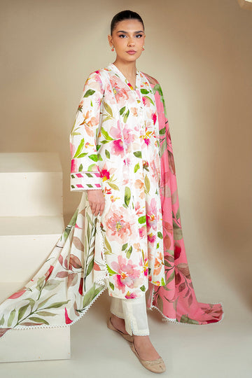 Cross Stitch | Daily Lawn 24 | HAZEL WILLOW-3 PIECE LAWN SUIT - House Of Anaya