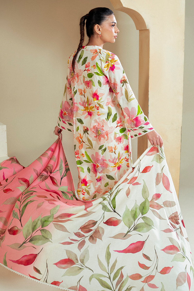 Cross Stitch | Daily Lawn 24 | HAZEL WILLOW-3 PIECE LAWN SUIT - House Of Anaya