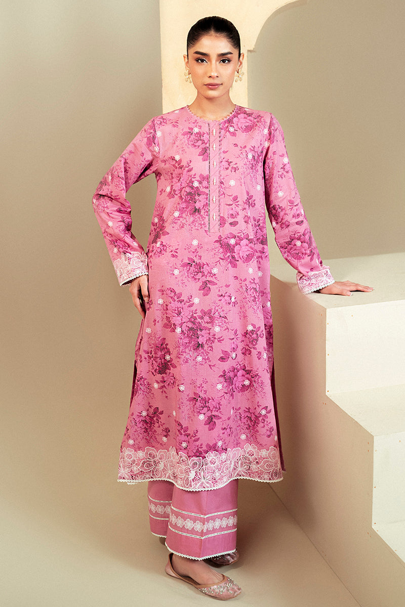 Cross Stitch | Daily Lawn 24 | MOON LIGHT-2 PIECE LAWN SUIT - House Of Anaya