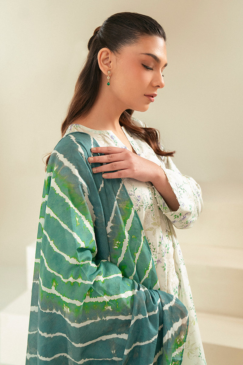 Cross Stitch | Daily Lawn 24 | LAUREL MINT-3 PIECE LAWN SUIT - House Of Anaya
