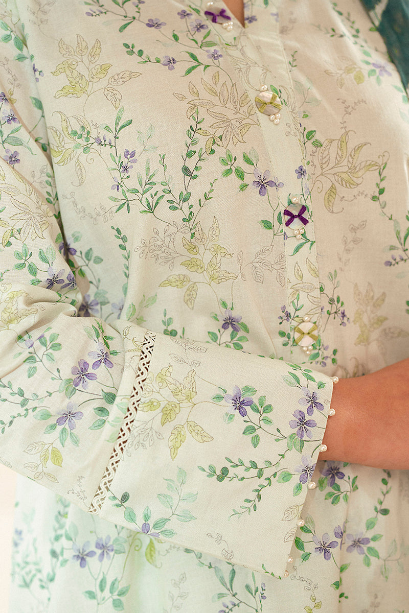 Cross Stitch | Daily Lawn 24 | LAUREL MINT-3 PIECE LAWN SUIT - House Of Anaya