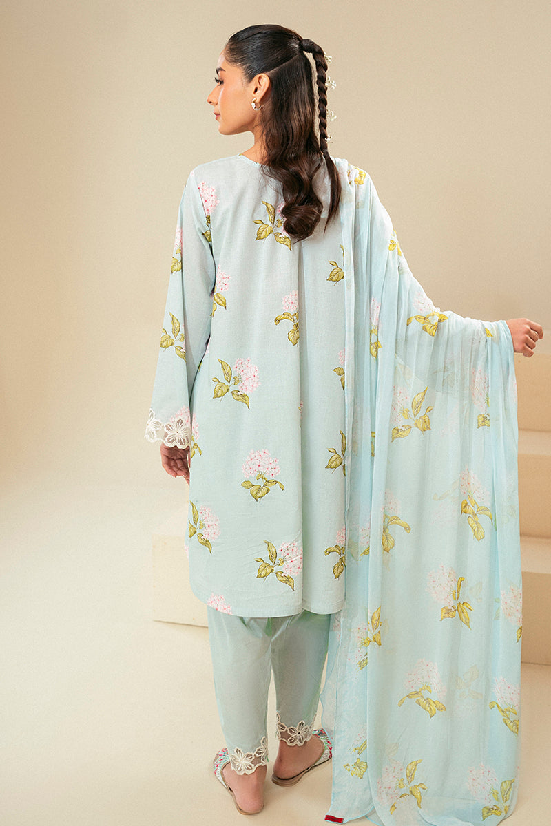 Cross Stitch | Daily Lawn 24 | DIM Black-3 PIECE LAWN SUIT - House Of Anaya