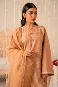Cross Stitch | Mahiri Embroidered Collection 24 | RUSTIC BROWN - House Of Anaya