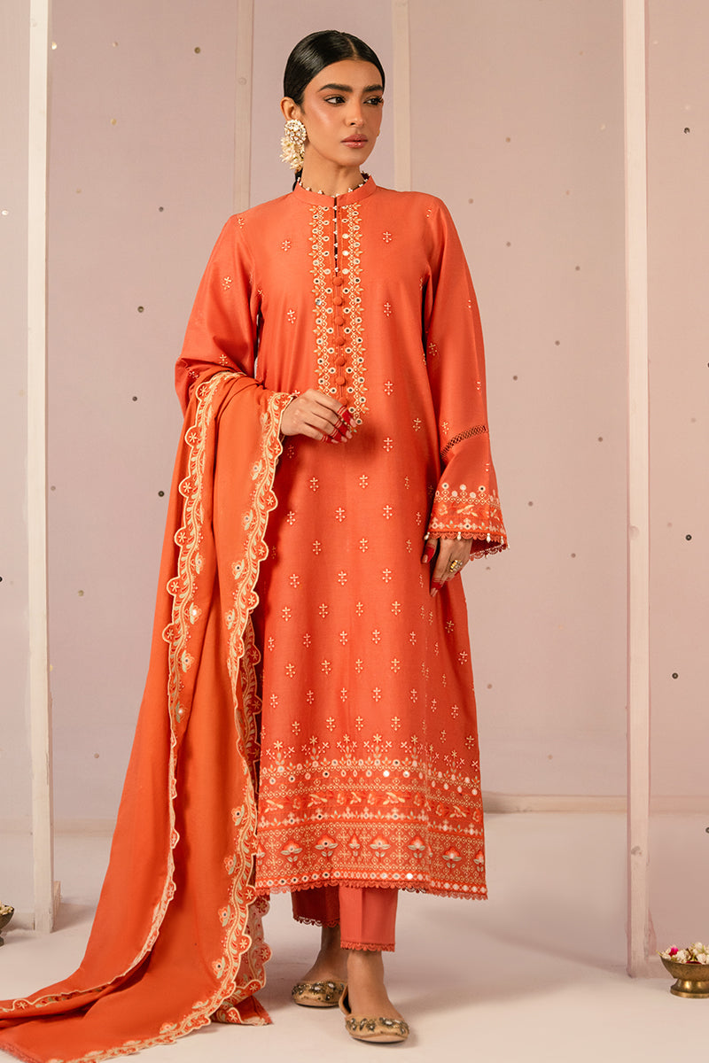 Cross Stitch | Mahiri Embroidered Collection 24 | RUSTIC NOIR - House Of Anaya