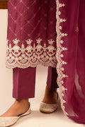 Cross Stitch | Mahiri Embroidered Collection 24 | VIOLET QUARTZ - House Of Anaya