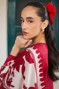 Cross Stitch | Printed Lawn | SCARLET SAGE - House Of Anaya
