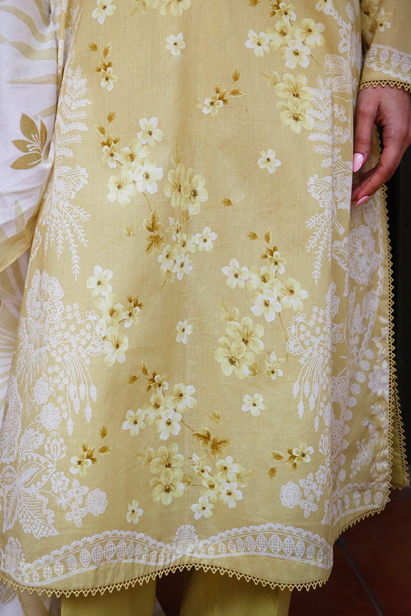 Cross Stitch | Printed Lawn | GARLAND MIST - House Of Anaya