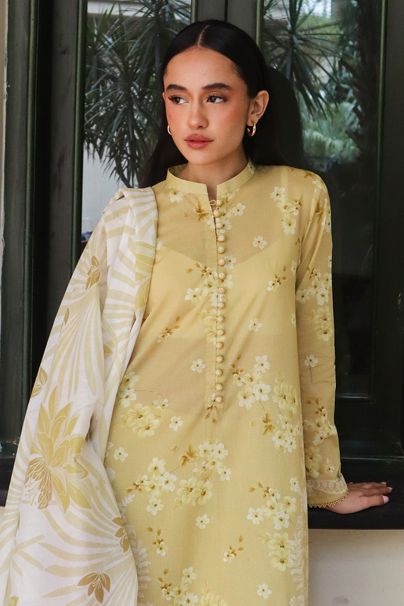 Cross Stitch | Printed Lawn | GARLAND MIST - House Of Anaya