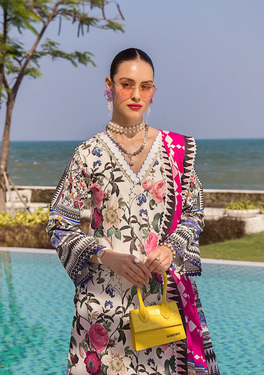 Elaf Premium | Prints Collection 2024 | EOP-06A AMARI MUSE - House Of Anaya