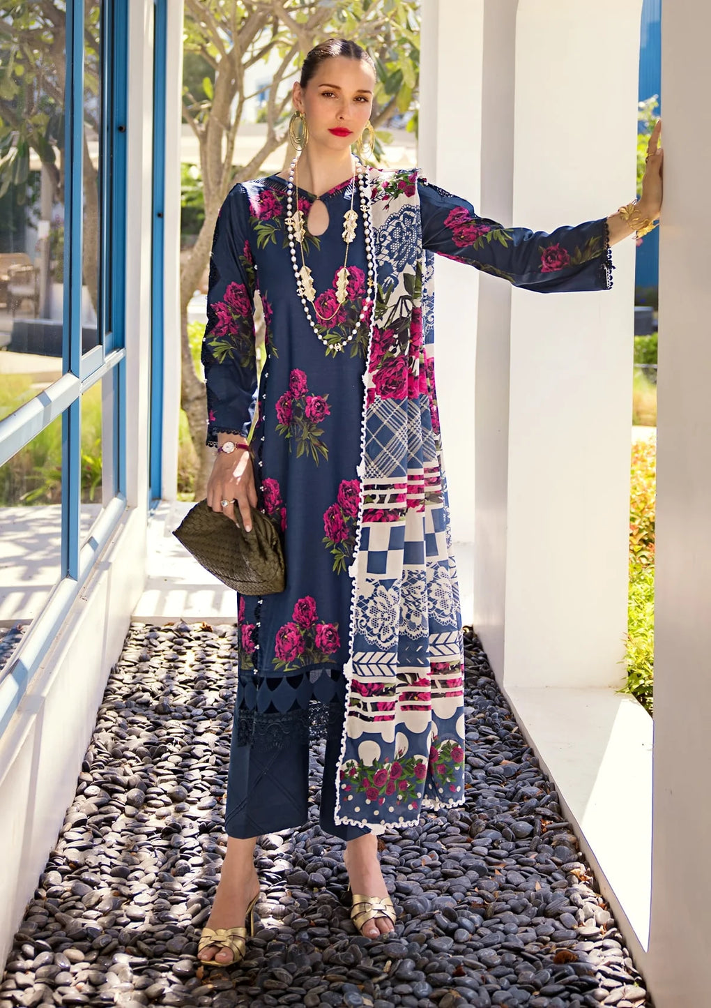 Elaf Premium | Prints Collection 2024 | EOP-03B PATTAYA POISE - House Of Anaya