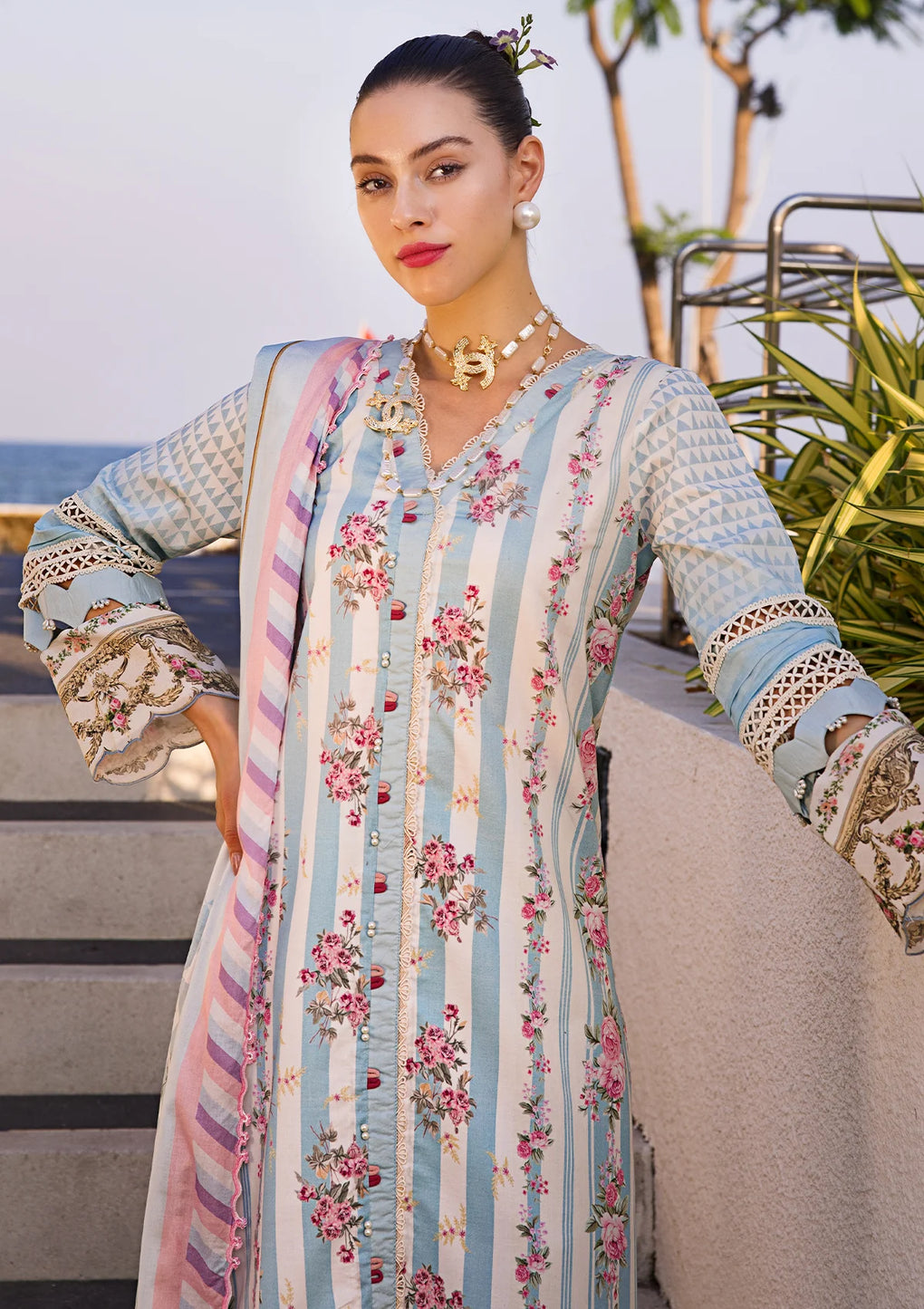 Elaf Premium | Prints Collection 2024 | EOP-04B MARLENE - House Of Anaya